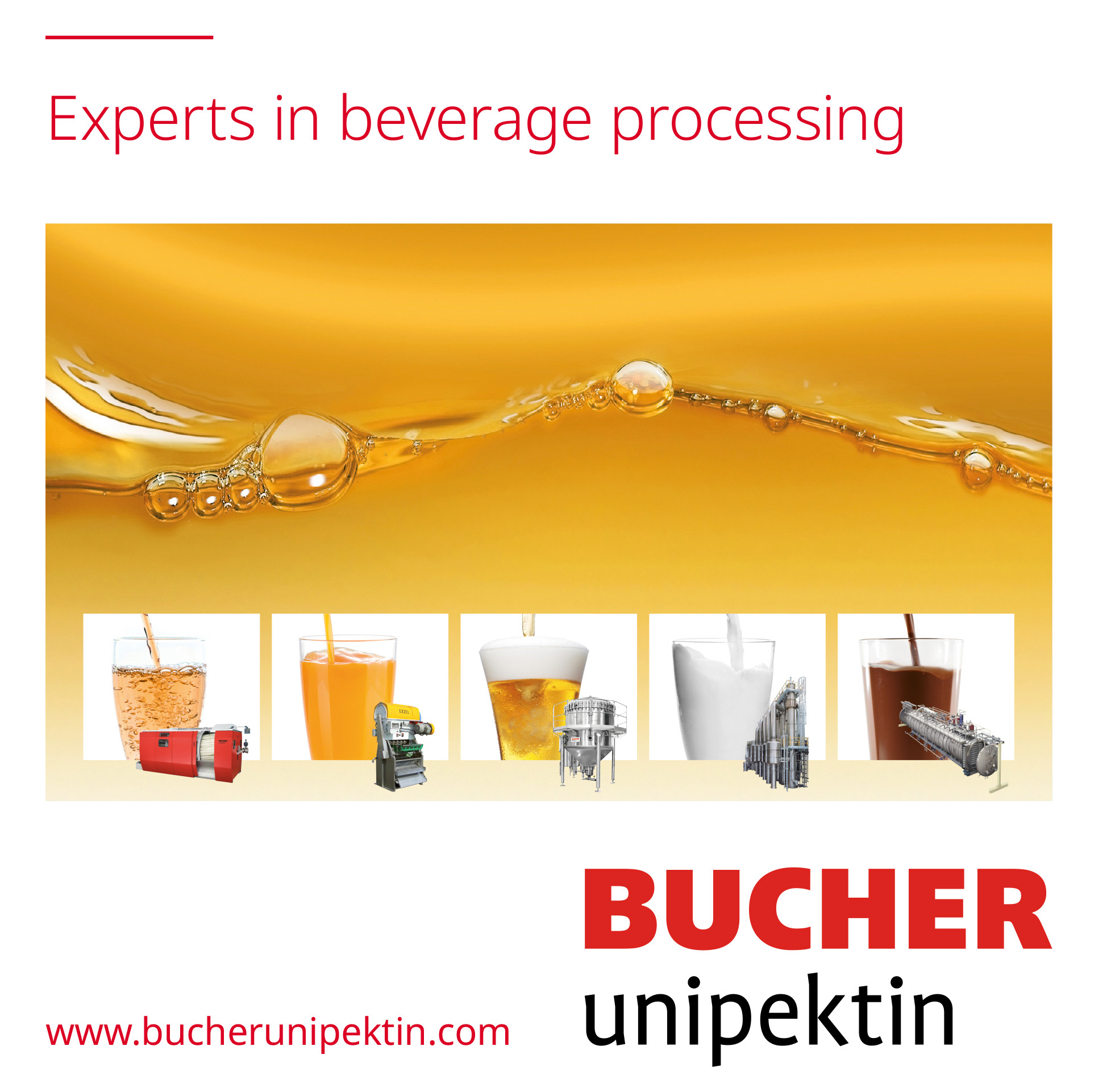 Bucher Unipektin - Experts in beverage processing